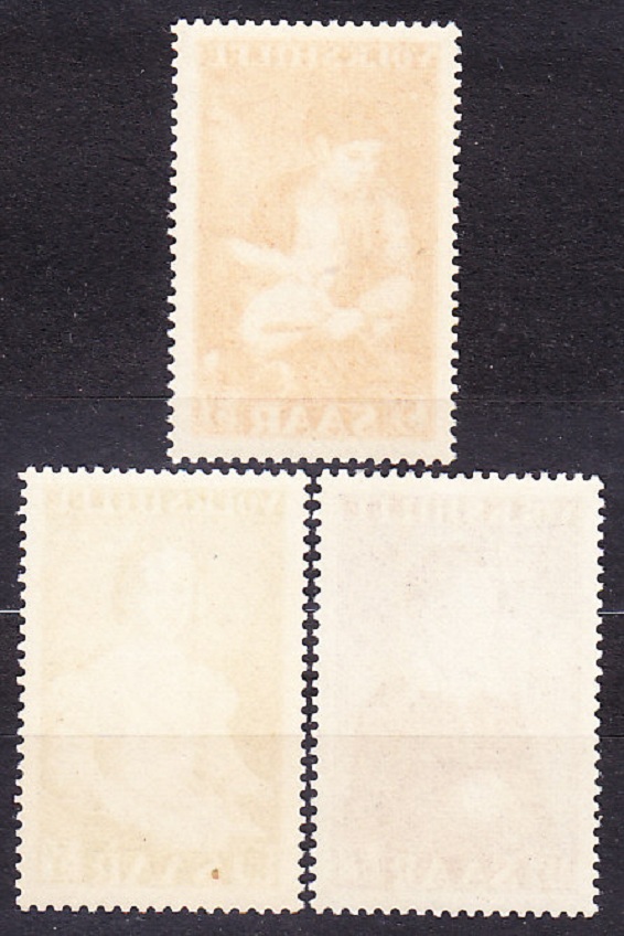 SAARLAND 1954, Michel 354-356, ** čistá séria. MAĽBY - SLÁVNI MALIARI.