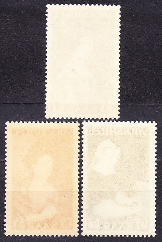 SAARLAND 1956, Michel 376-378, ** čistá séria. MAĽBY - SLÁVNI MALIARI.