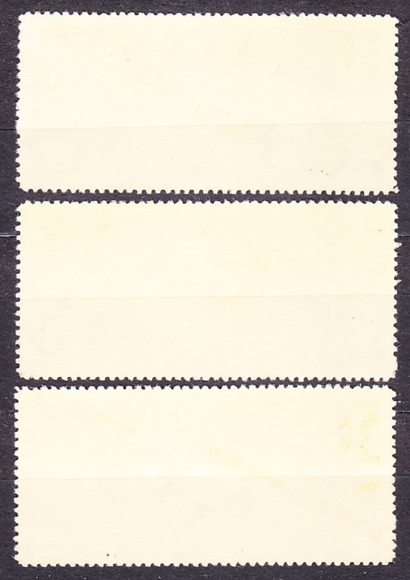 KUBA 1963, Michel 835-837, razená séria. SLÁVNI KOZMONAUTI.