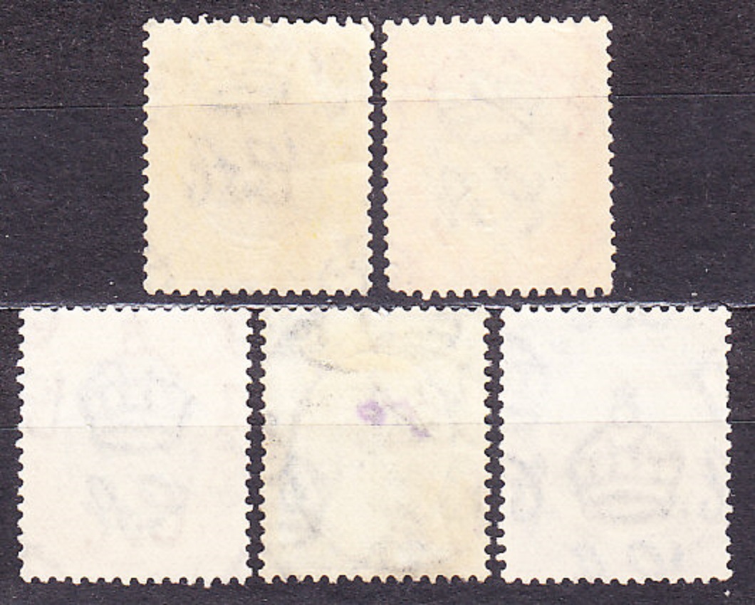 TANGANIKA 1927, Michel 83-86, 88, razené. KOLÓNIE. KRÁĽ GEORGE V.
