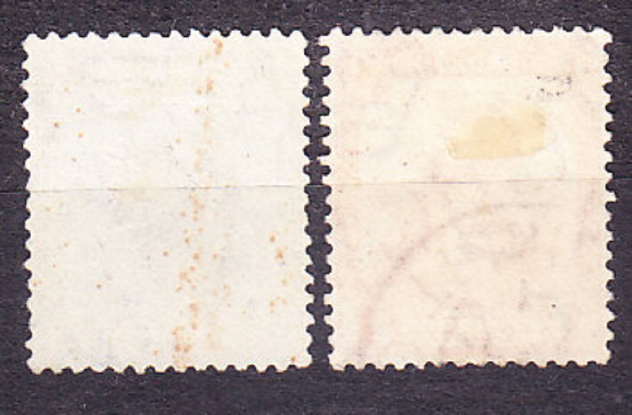 TRINIDAD & TOBAGO 1913, Michel 70-71, razené. KOLÓNIE. SEDIACA BRITÁNIA.