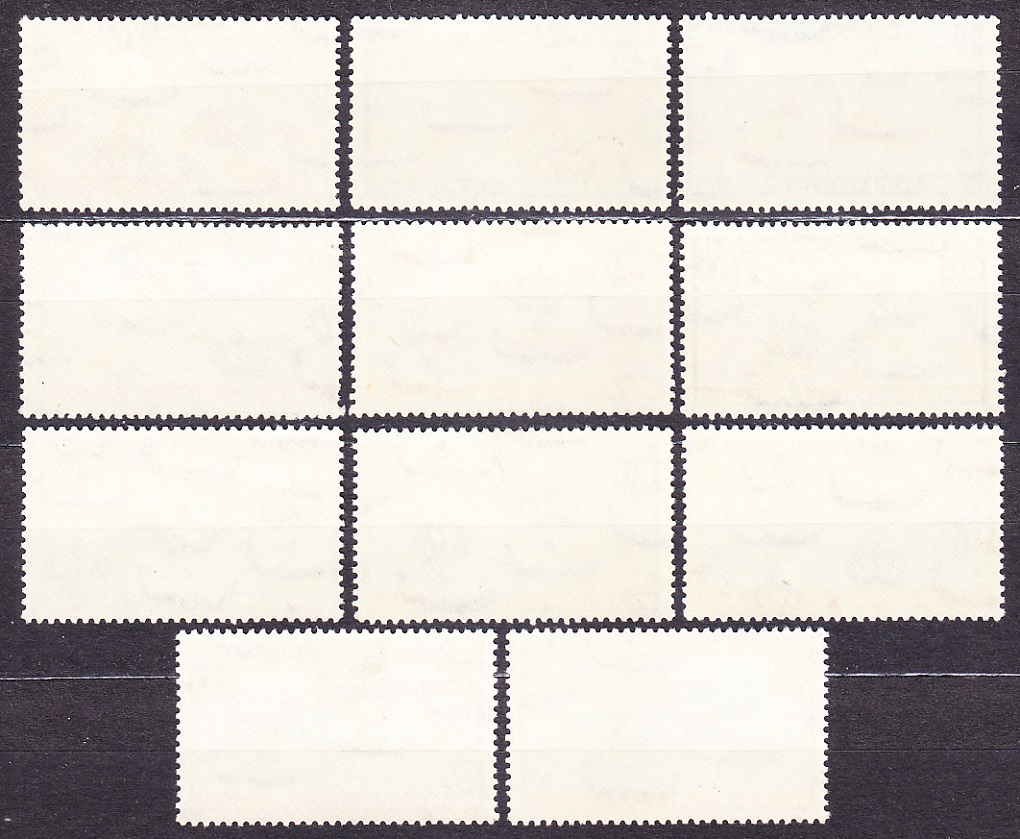 EGYPT 1933, Michel 173-183, * čisté. LETECKÉ. PYRAMÍDY.