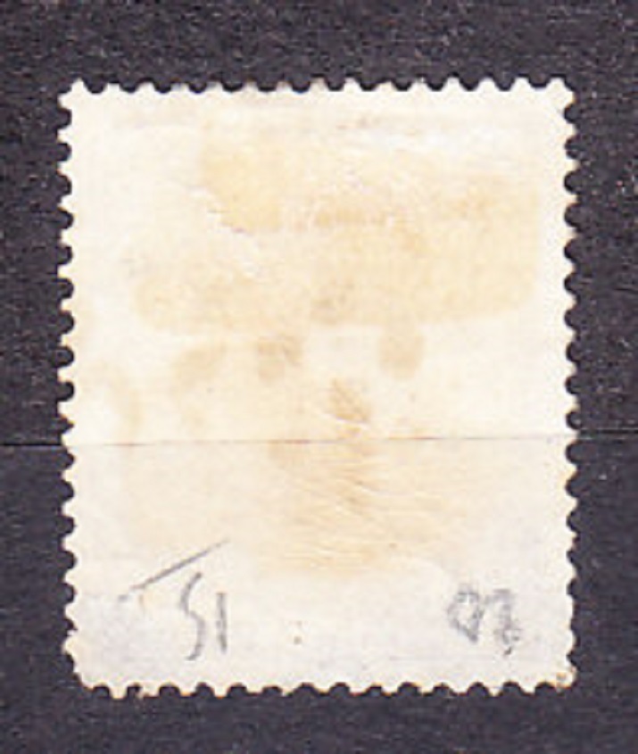 BELGICKO 1865, Michel 17, razená. KRÁĽ LEOPOLD I.