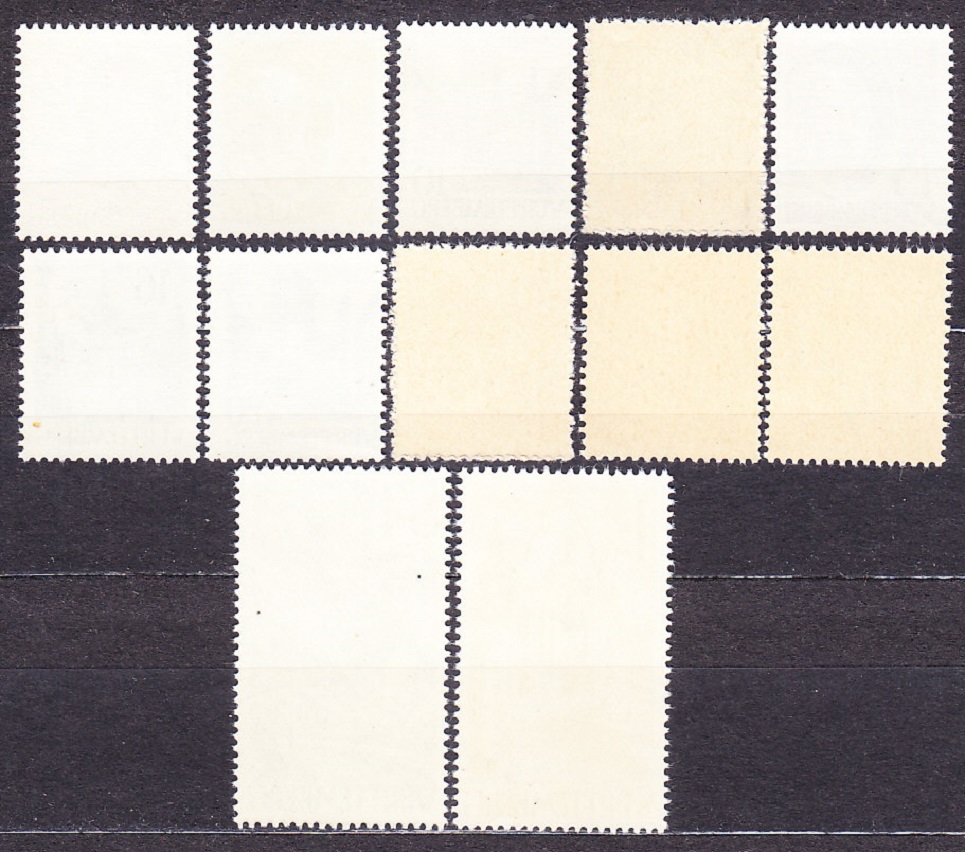 WURTTEMBERG 1947, Michel 1-9, 11-13, ** čisté. KRAJINY, OSOBNOSTI.