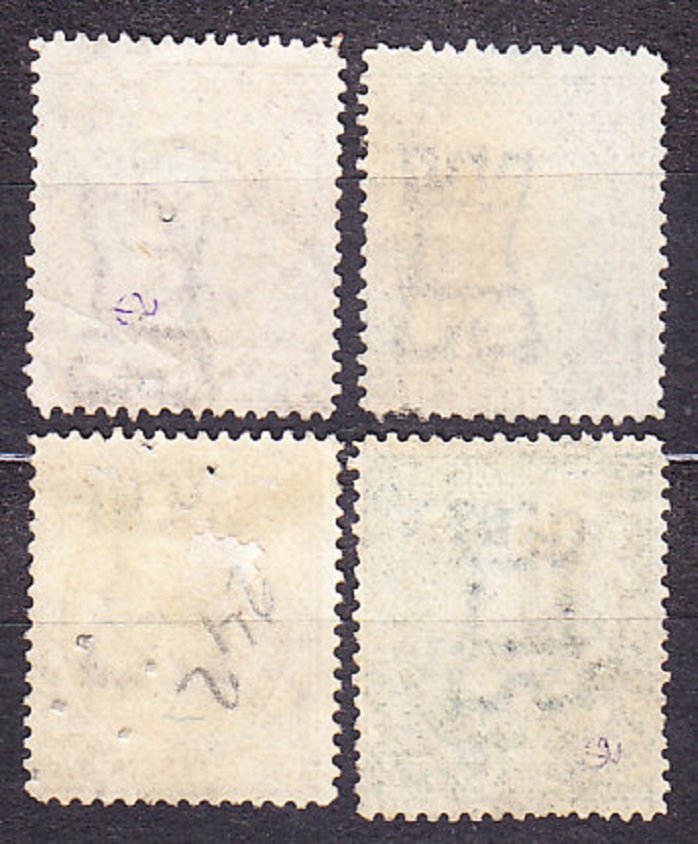 ŠPANIELSKO 1876, Michel 156-157, 159, 161, razené. KRÁĽ ALFONS XII.