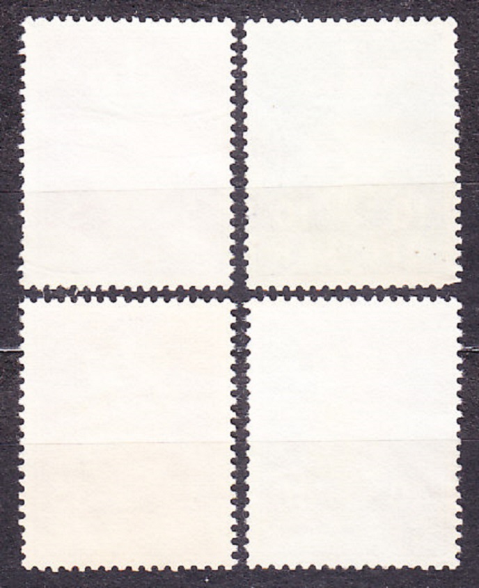 NÓRSKO 1955, Michel 68-69, 74-75, razené. SLUŽOBNÉ. ERBY.