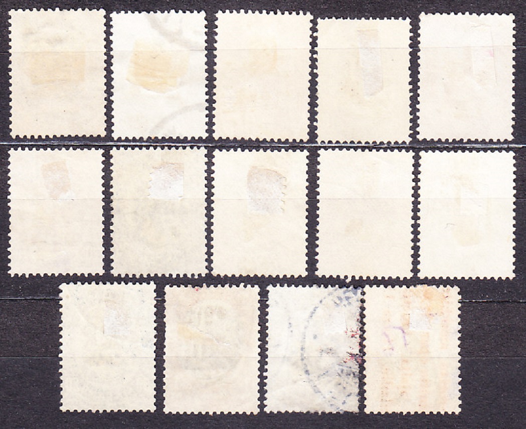 FÍNSKO 1917, Michel 68-71, 74-77, 79, 81-82, 86, 91-92, razené. ERBY - LEV.
