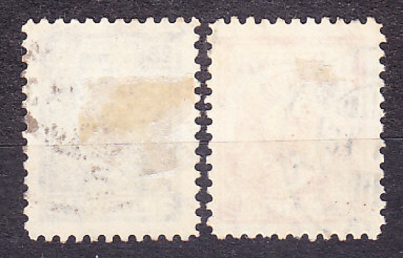 LITVA 1923, Michel 190, 192, razené. SYMBOLY.