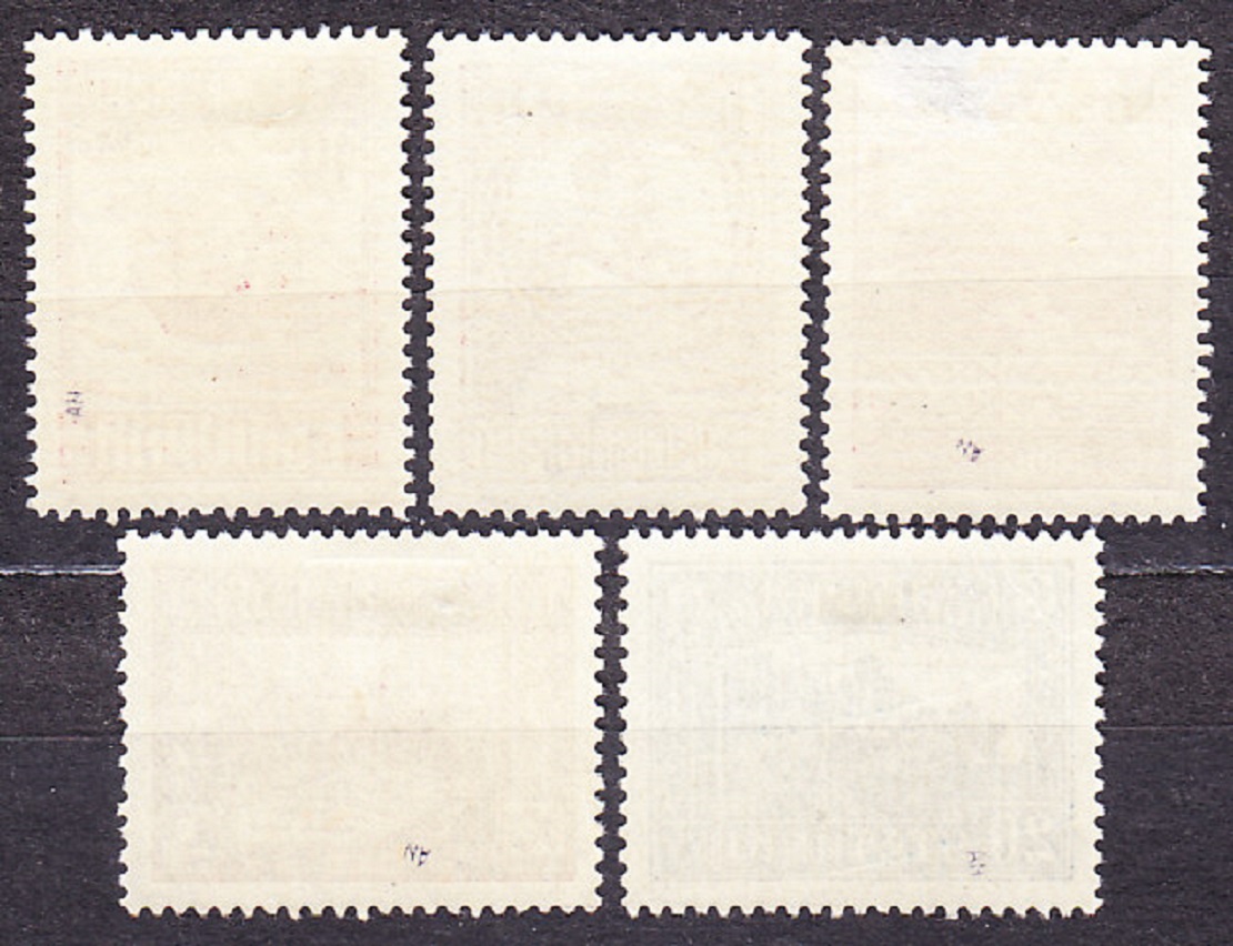 BULHARSKO 1921, Michel 151-155, * čistá séria. KRAJINY - MACEDÓNSKO.