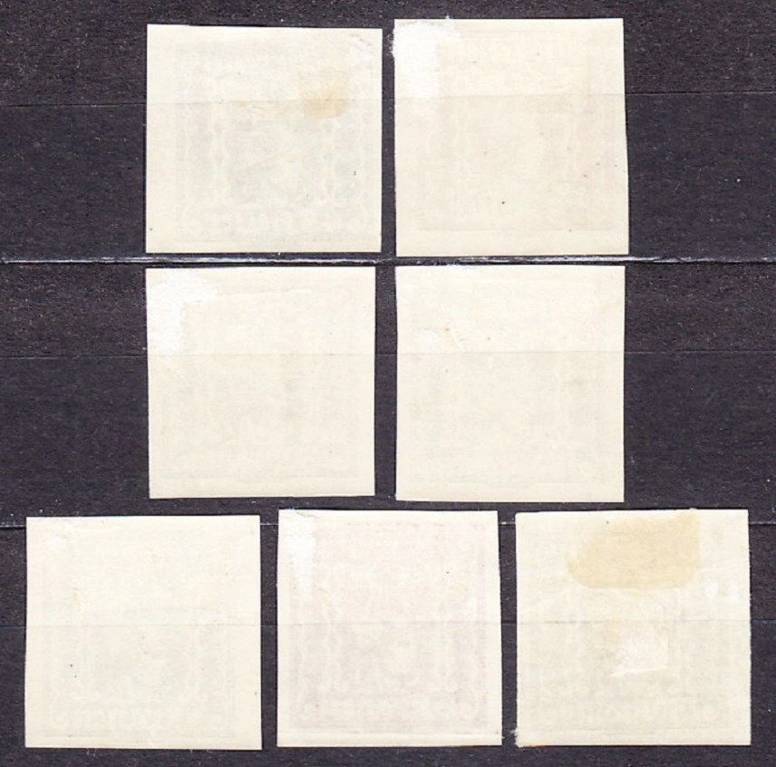RAKÚSKO 1921, Michel 409-412, 414-416, * čisté. HLAVA MERKÚRA.