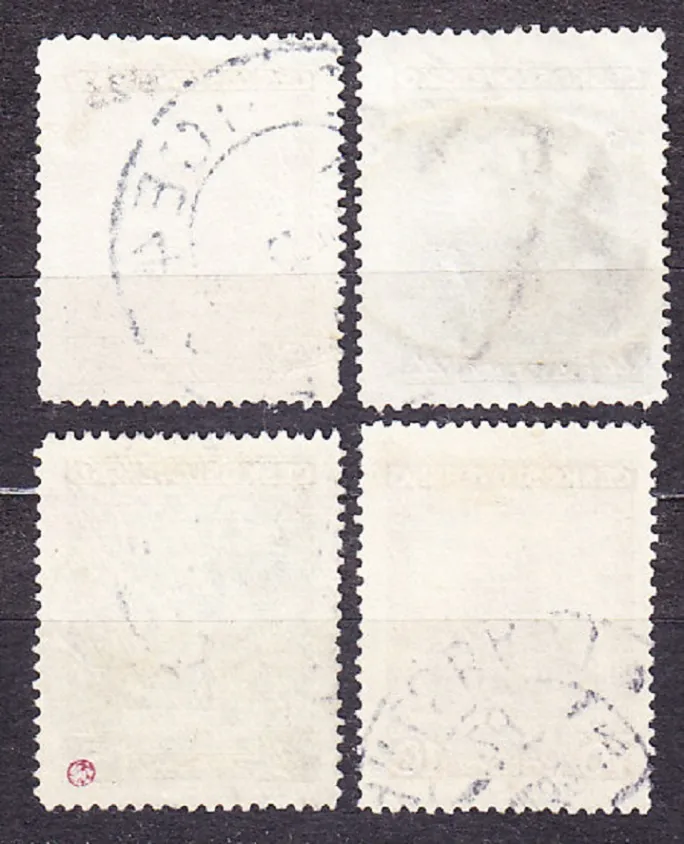 ČSR 1929, Pofis 254-257, razená séria. MESTÁ A KRAJINY.
