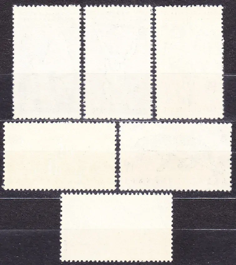 ČSSR 1962, Pofis 1247-1252, ** čistá séria. ZVIERATÁ V ZOO.