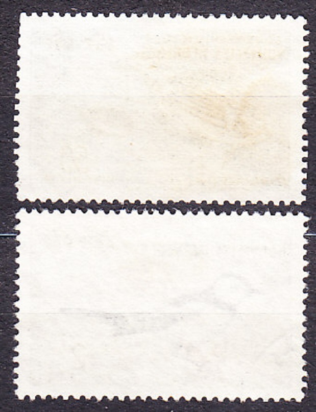 NOVÉ HEBRIDY 1963, Michel 206-207, razené. RYBY, VTÁCTVO.