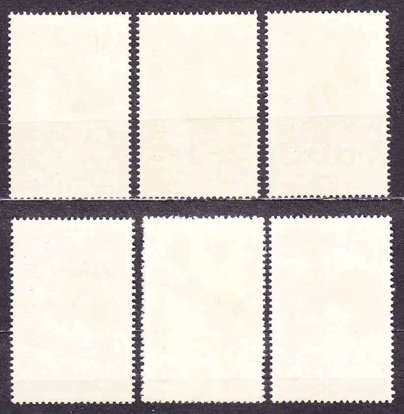 ČSSR 1963, Pofis 1347-1352, ** čistá séria. LESNÁ ZVER - POĽOVNÍCTVO.