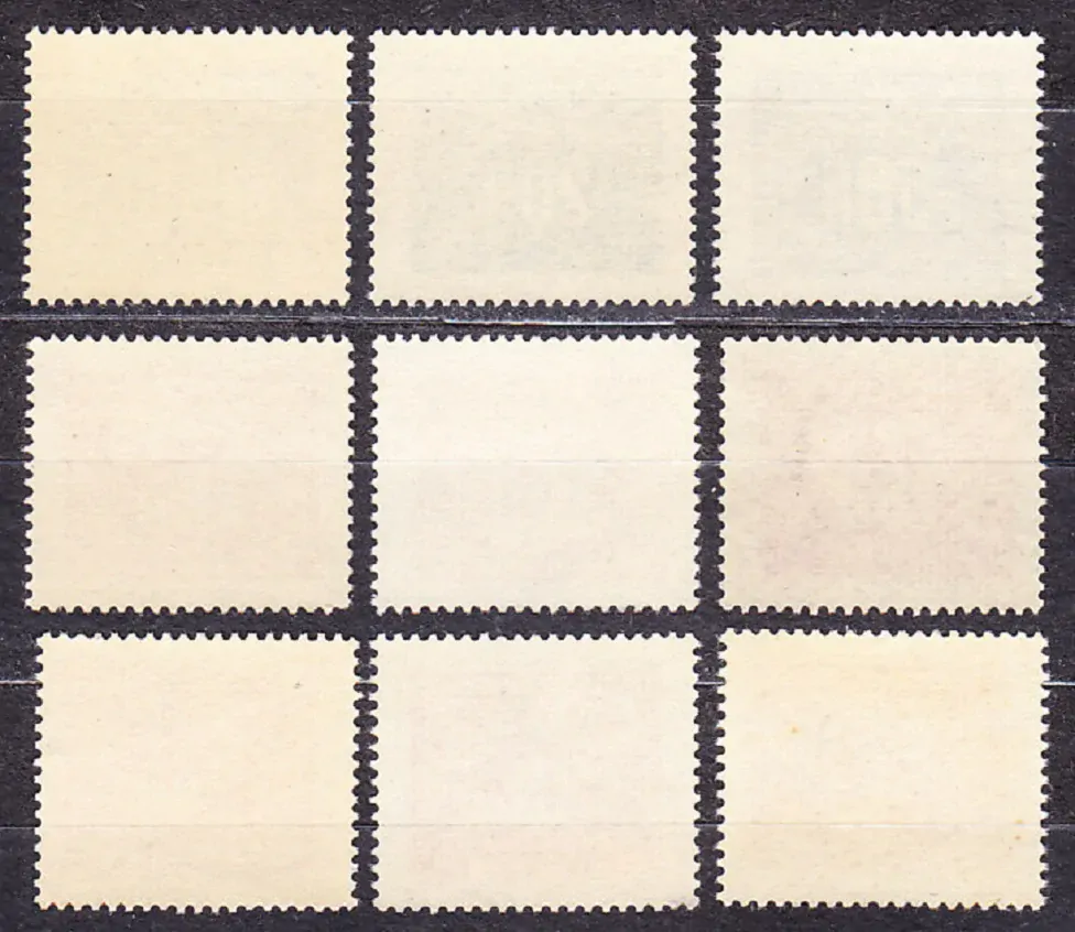 ČSSR 1946, Pofis D67-D75, ** čistá séria. DOPLATNÉ. ČÍSLICE ( 1 ).
