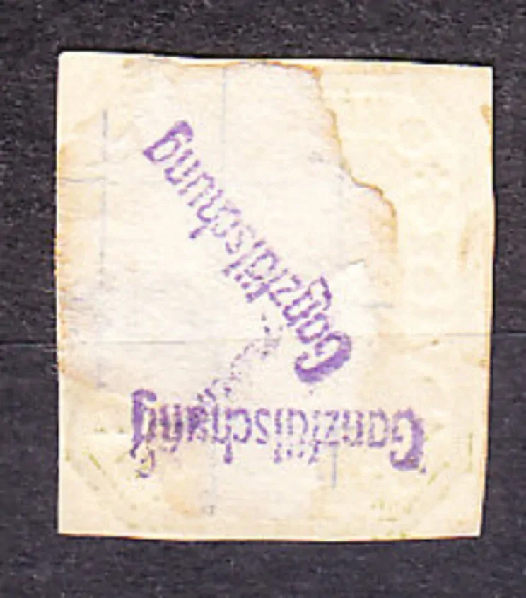 HAMBURG 1859, Michel 5, čistá bez lepu. ČÍSLICE. FALZUM !!!