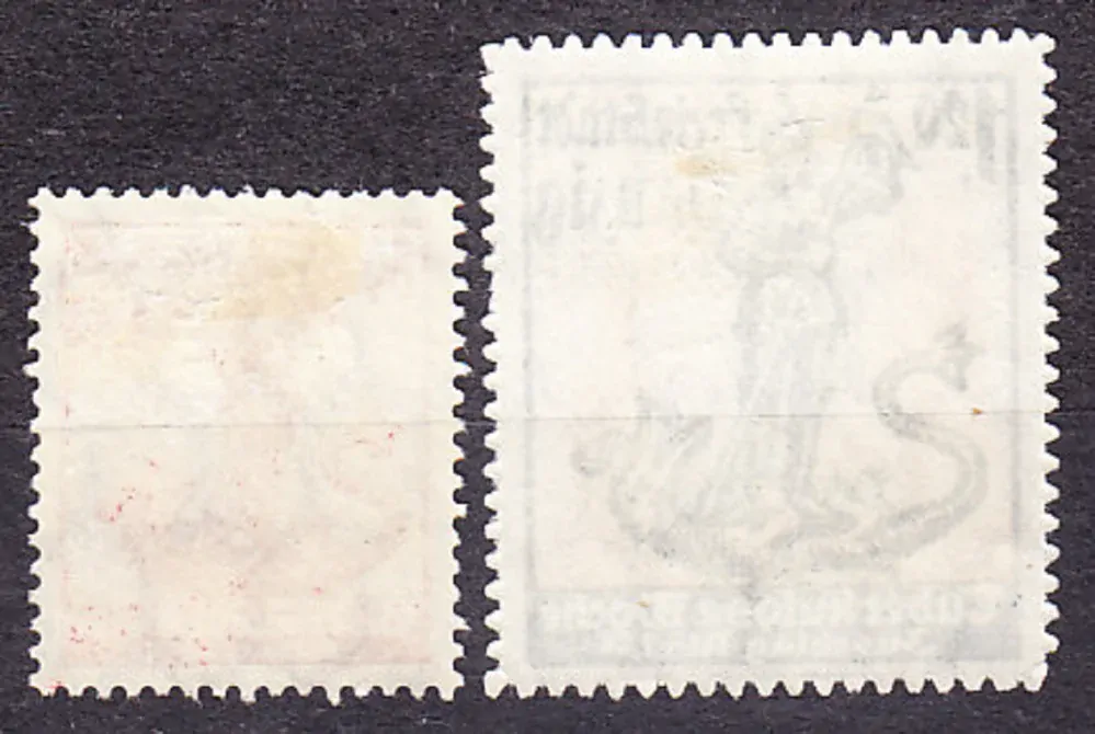 DANZIG 1921, Michel 91-92, * čisté. BOJ PROTI TUBERKULÓZE.