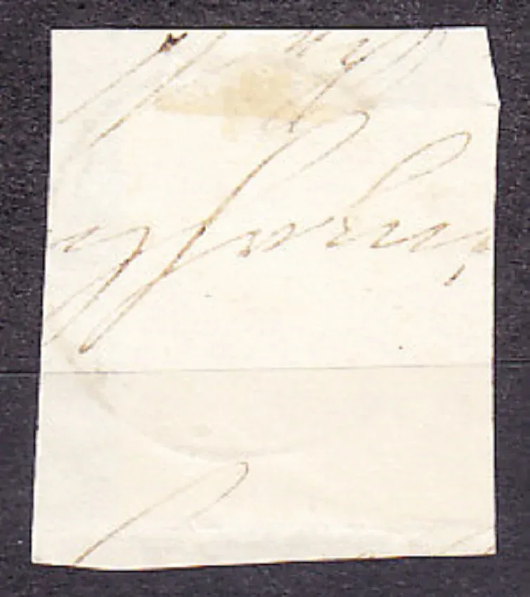WURTTEMBERG 1869, Michel 38, razená na výstrižku. ČÍSLICE.