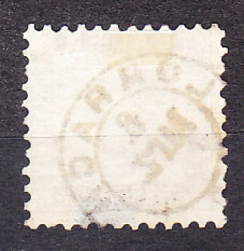 BADEN 1862, Michel 17, razená. ERB.