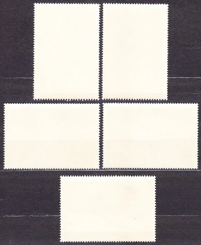 FUJEIRA 1972, Michel 852-856, ** čistá séria. EXOTICKÉ VTÁCTVO.