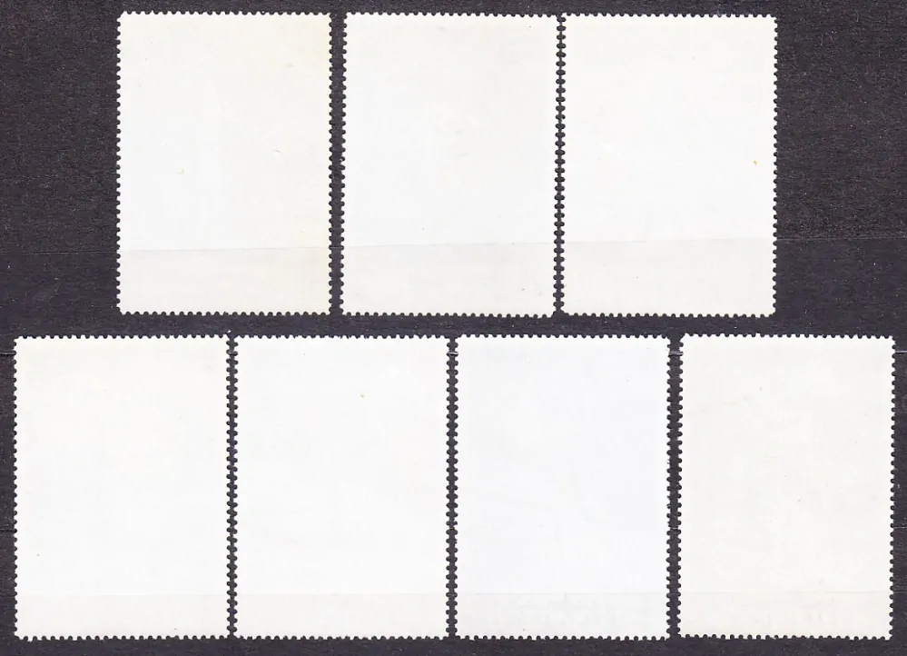 FUJEIRA 1969, Michel 390-391, 393-394, 396-398, razené. VÝSKUM VESMÍRU.
