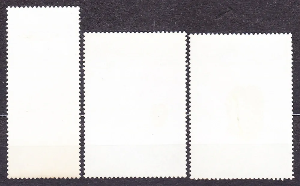 SHARJAH 1967, Michel 350-352, razená séria. MAĽBY - JAPONSKÍ MALIARI.