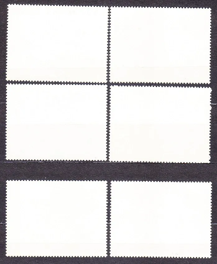 UMM AL QIWAIN 1972, Michel 675-680, razená séria. RUŽE.