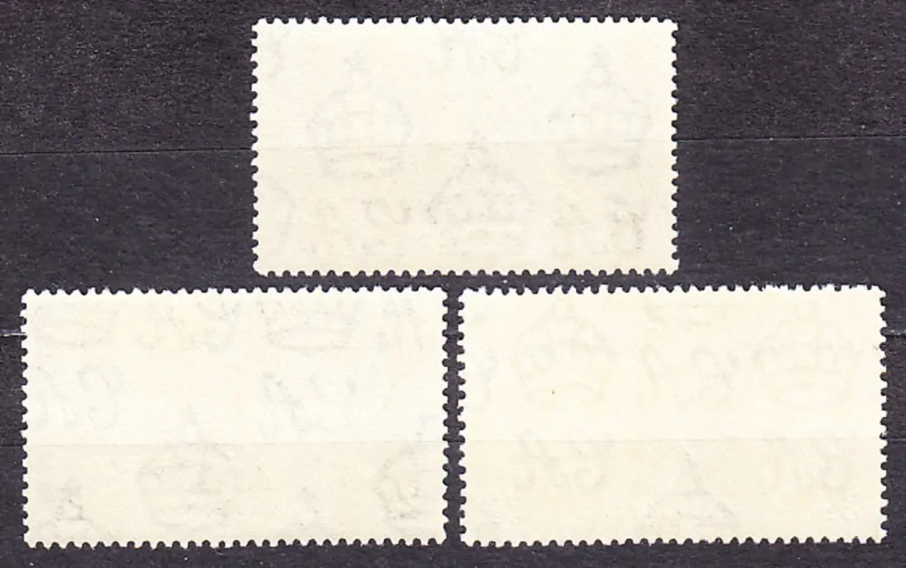 ADEN 1937, Michel 104-106, ** čistá séria. KOLÓNIE. KRÁĽ GEORGE VI. - KORUNOVÁCIA.