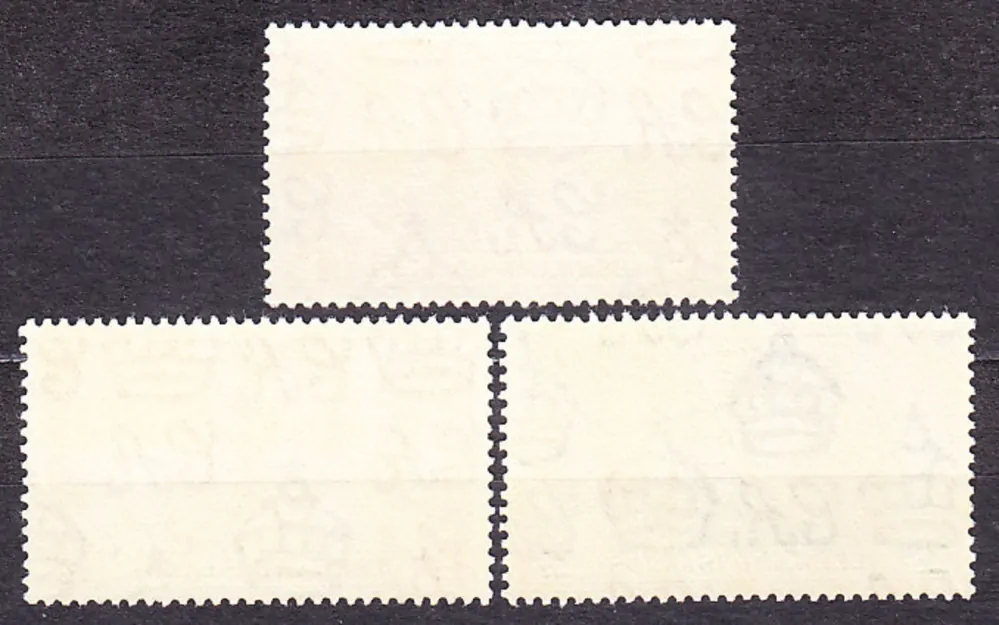 LEEWARD ISLANDS 1937, Michel 84-86, ** čistá séria. KOLÓNIE. KRÁĽ GEORGE VI. - KORUNOVÁCIA.