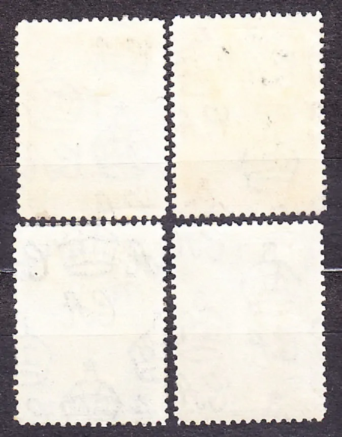 BERMUDA 1938, Michel 102, 104-105, 108, razené. KOLÓNIE. KRÁĽ GEORGE VI. - KRAJINY, PRÍSTAV, LODE.