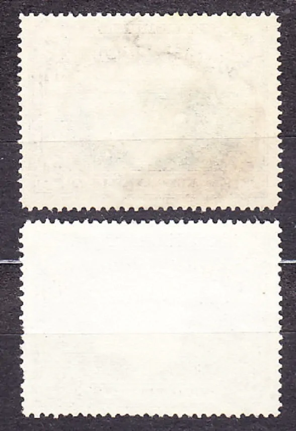 SOUTHERN RHODESIA 1932, Michel 30-31, razená séria. KOLÓNIE. VIKTORINE VODOPÁDY.