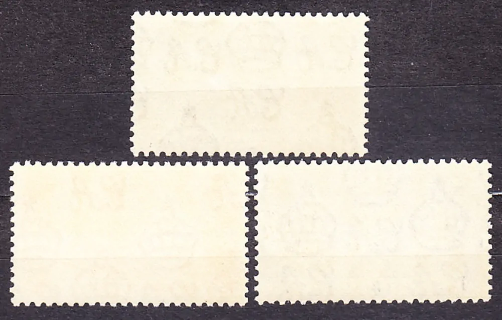 SEYCHELY 1937, Michel 118-120, ** čistá séria. KOLÓNIE. KRÁĽ GEORGE VI. - KORUNOVÁCIA.
