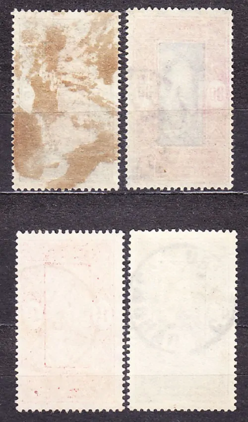 DAHOMEY 1938, Michel 104-105, 107-108, razené. KOLÓNIE. KRAJINY.