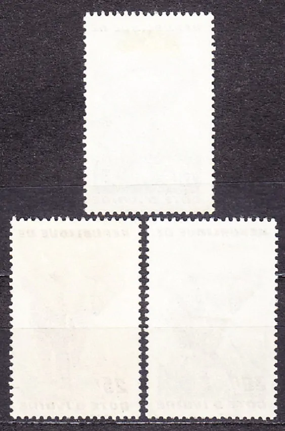 POBREŽIE SLONOVINY 1959, Michel 204-206, razená séria. SLONY.
