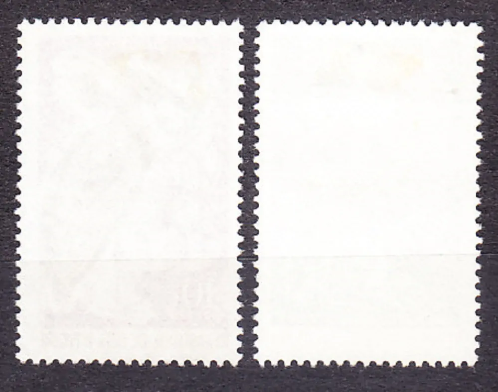 POBREŽIE SLONOVINY 1965, Michel 286-287, razené. VTÁCTVO.