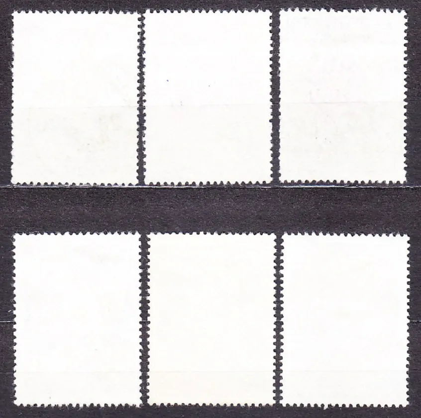 HORNÁ VOLTA 1963, Michel 120-123, 125-126, razené. KVETY.