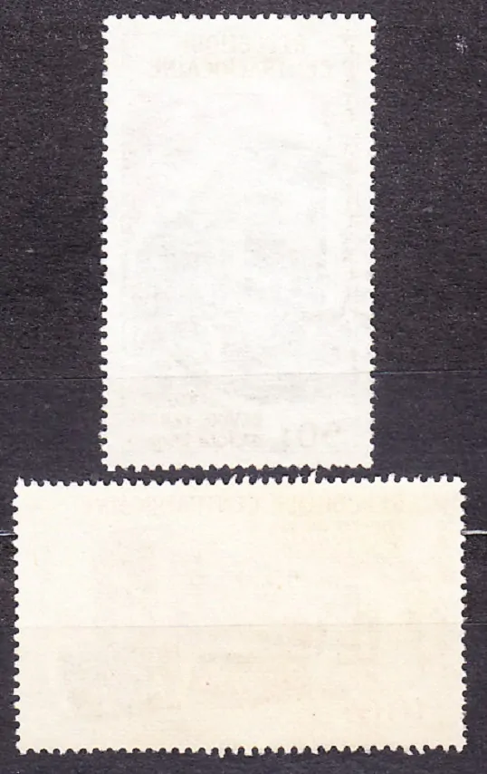 STREDOAFRICKÁ REPUBLIKA 1963, Michel 49-50, razené. LOKOMOTÍVY.