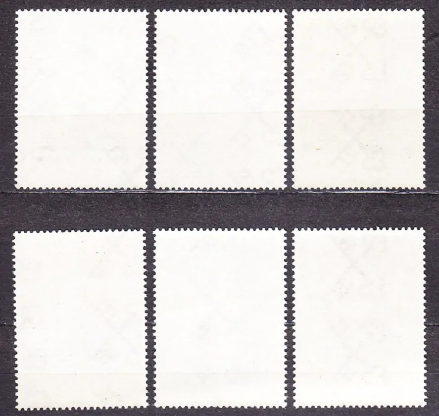 VATIKÁN 1967, Michel 517-522, ** čistá séria. LETECKÉ.