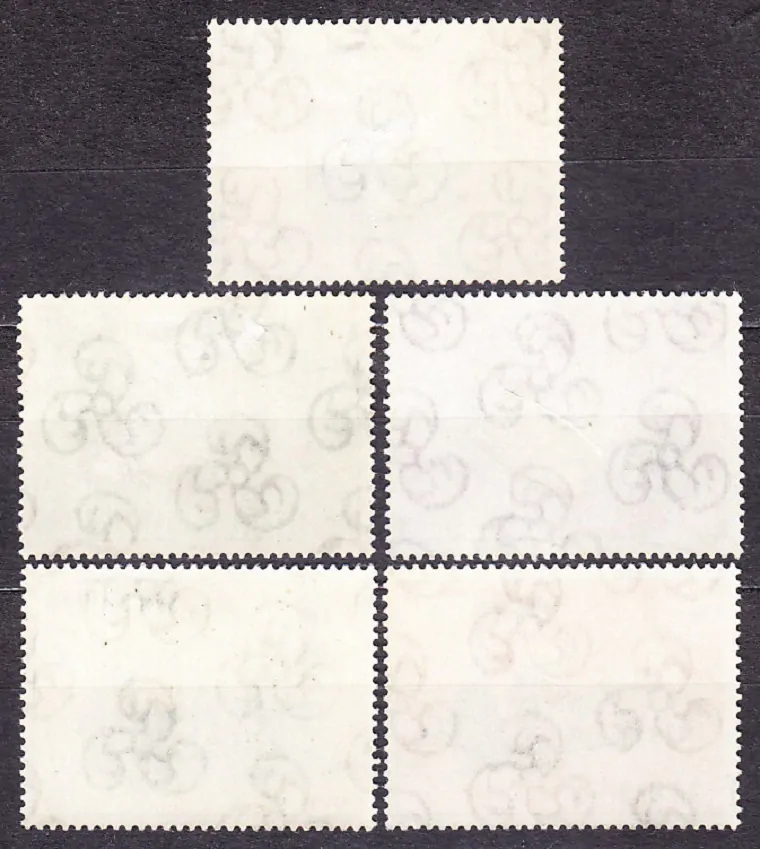 SAN MARINO 1964, Michel 814-818, * čisté. LOKOMOTÍVY.
