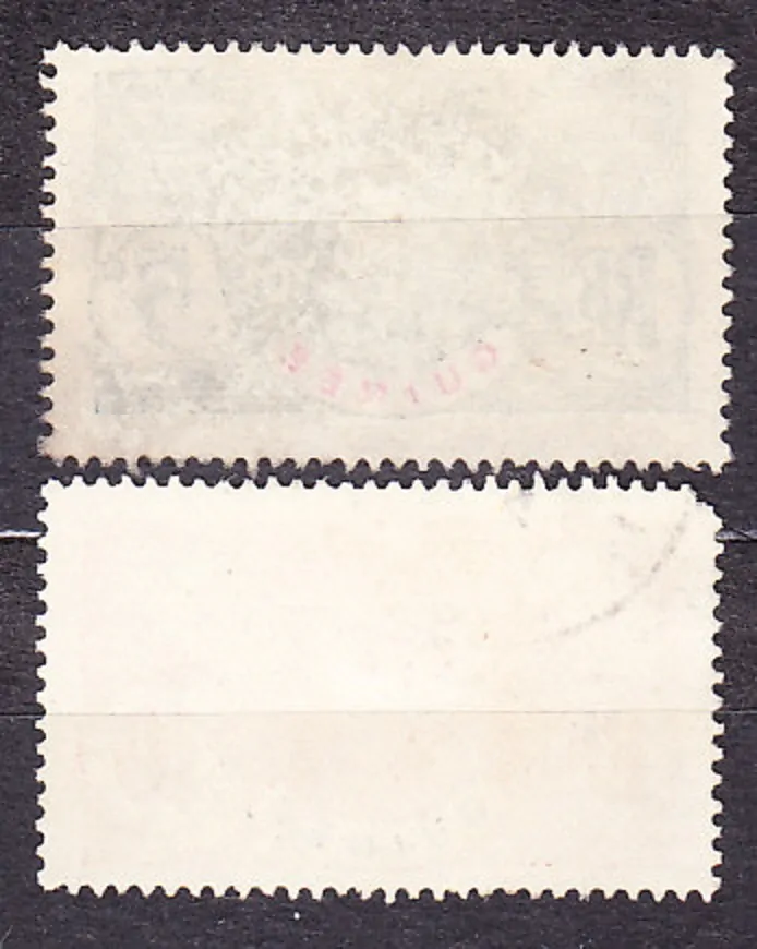 FRANCÚZSKA GUINEA 1906, Michel 36-37, razené. KOLÓNIE. GENERÁL L. FAIDHERBE.
