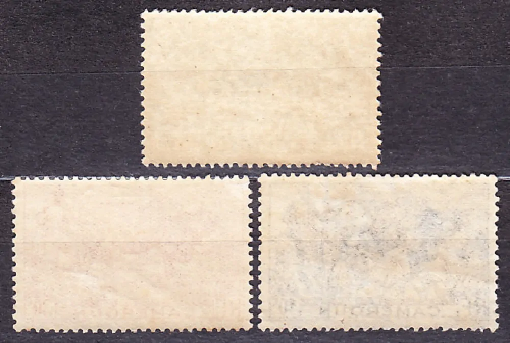 KAMERUN 1946, Michel 270-272, **/* čisté. KOLÓNIE. PASTIER DOBYTKA.