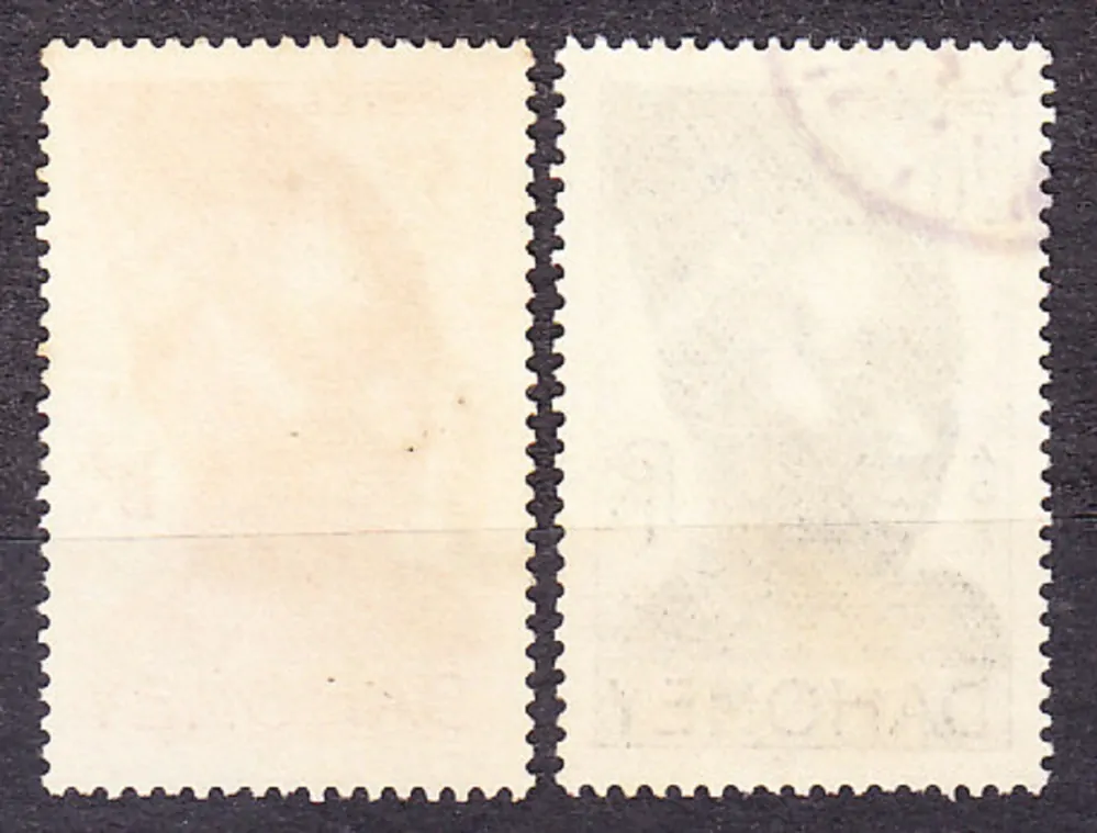 DAHOMEY 1941, Michel 143, 146, razené. KOLÓNIE. DOMORODKYŇA.