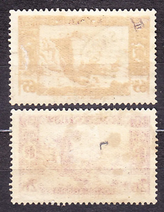 ALŽÍRSKO 1937, Michel 134, 137, razené. KOLÓNIE. MESTO CONSTANTINE.