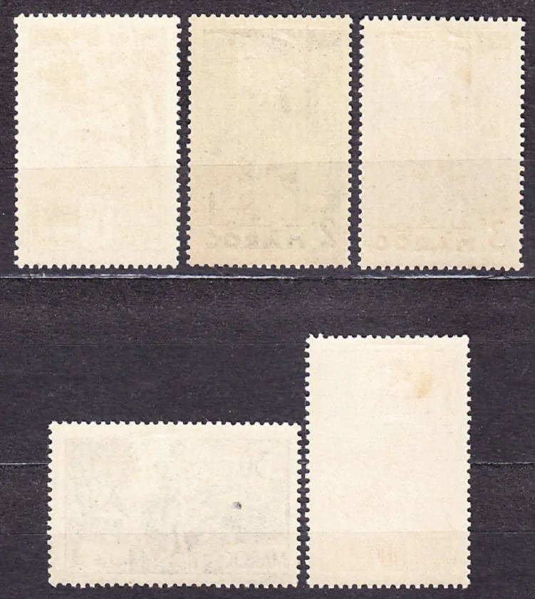 MAROKO 1939, Michel 146, 158, 164, 169, 173, * čisté. KOLÓNIE. KRAJINY.