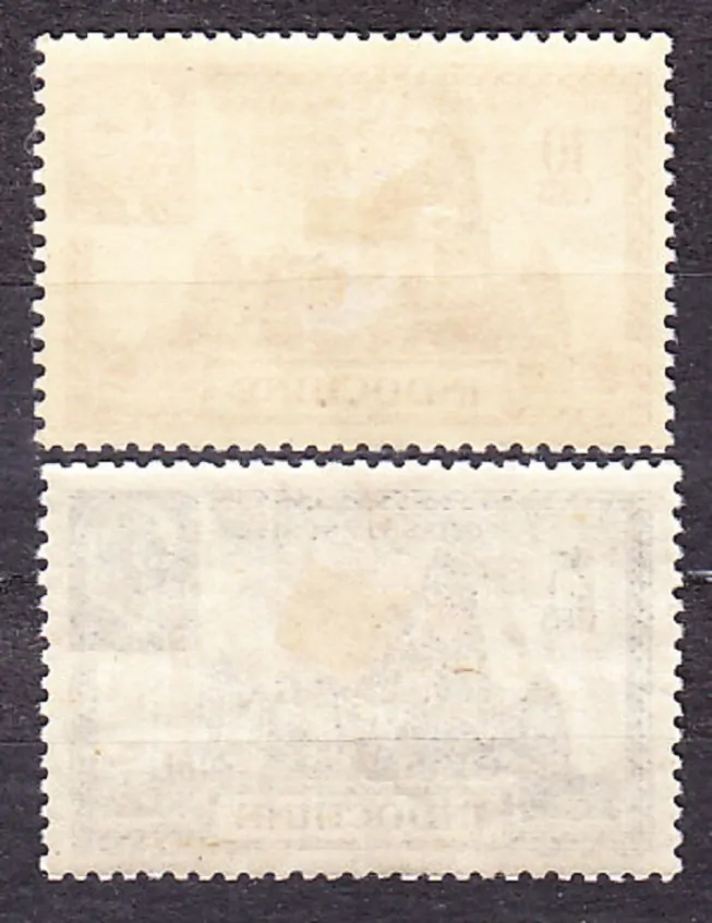 FRANCÚZSKA INDOČÍNA 1941, Michel 254-255, * čistá séria. KOLÓNIE. MARŠÁL P. PÉTAIN - KRAJINY.