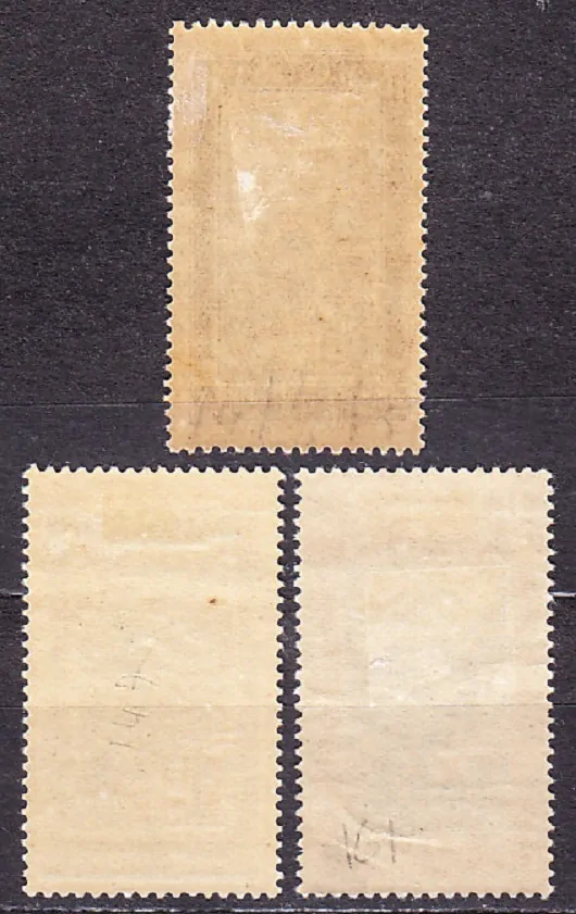 MADAGASCAR 1922, Michel 163, 165, 167, * čisté. KOLÓNIE. PLANTÁŽ.