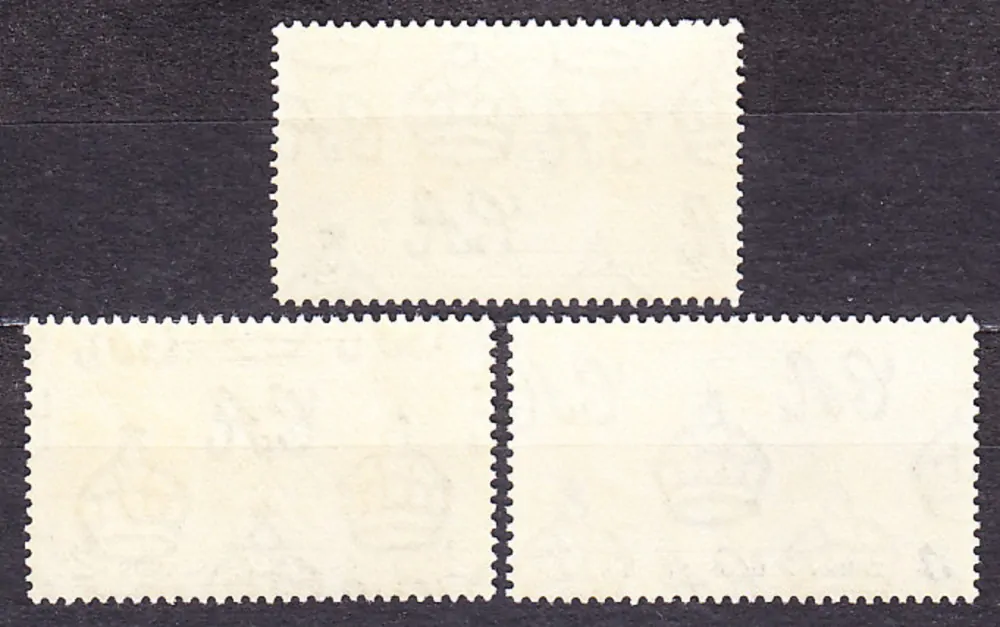 TURKS & CAICOS ISLANDS 1937, Michel 115-117, ** čistá séria. KOLÓNIE. KRÁĽ GEORGE VI. - KORUNOVÁCIA.