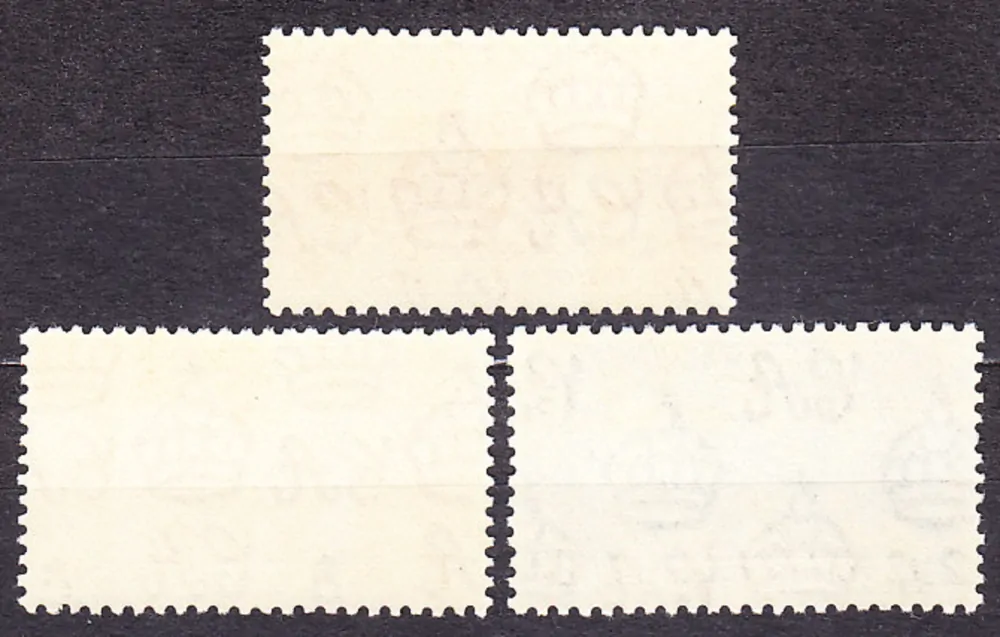 VIRGIN ISLANDS 1937, Michel 69-71, ** čistá séria. KOLÓNIE. KRÁĽ GEORGE VI. - KORUNOVÁCIA.