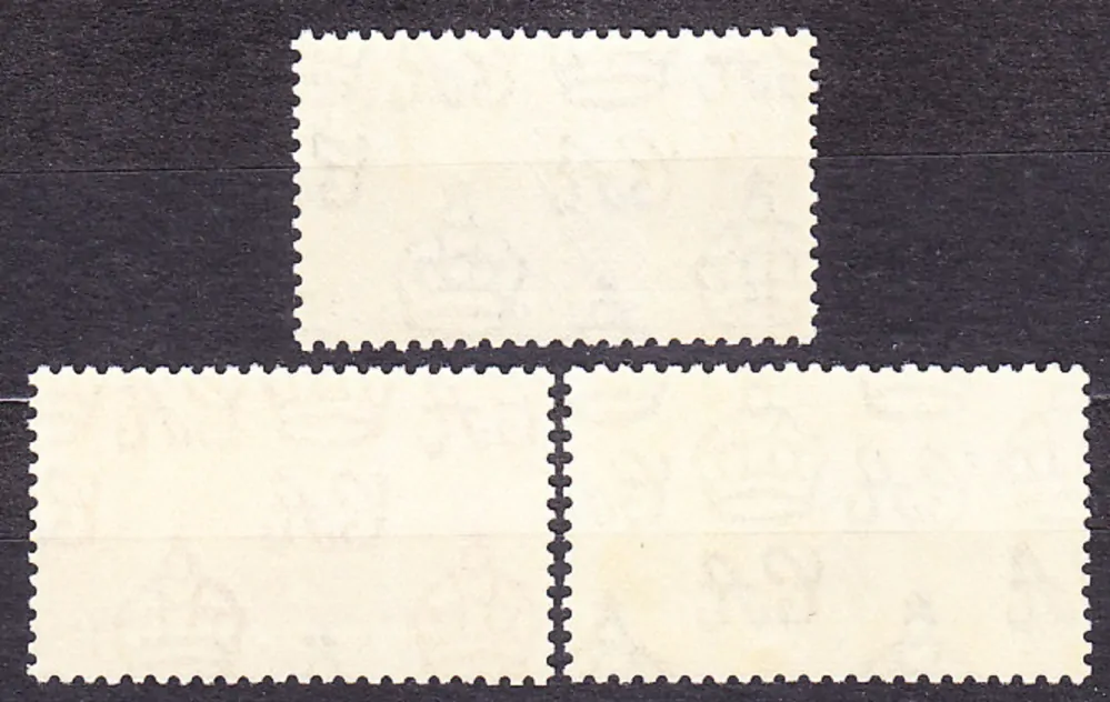 ST. LUCIA 1937, Michel 96-98, **/* čistá séria. KOLÓNIE. KRÁĽ GEORGE VI. - KORUNOVÁCIA.