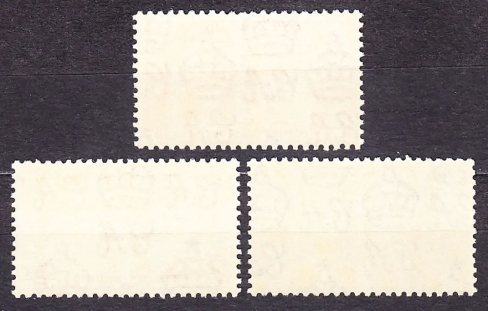 NORTHERN RHODESIA 1937, Michel 22-24, ** čistá séria. KOLÓNIE. KRÁĽ GEORGE VI. - KORUNOVÁCIA.